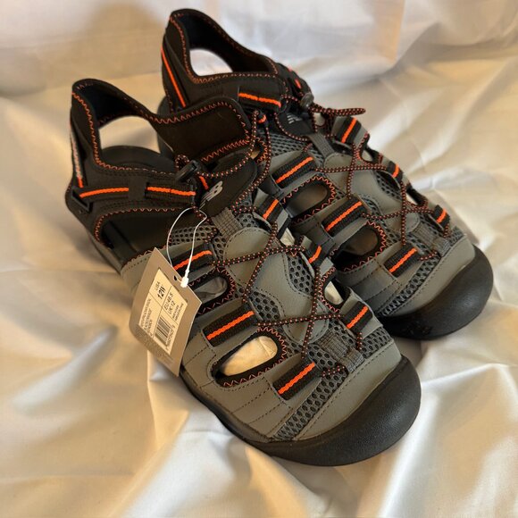 New Balance Appalachian Sandal Men's Black/Orange NEW 12W (M2040BON) - Picture 4 of 6
